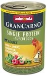 animonda GranCarno Superfoods Adult Huhn, Spinat, Himbeere 6x400 g