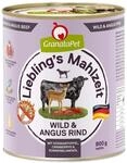 GranataPet Liebling's Mahlzeit Wild und Angus Rind 6x800g