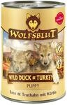 Wolfsblut Wild Duck und Turkey Puppy 6x395g
