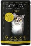 Cat's Love Nassfutter Kalb und Truthahn mit Katzenminze und Lein&ouml;l 12x85g