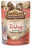Carnilove Cat Pouch Ragout - Turkey enriched with Valerian 24x85g