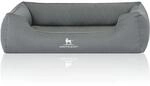 Knuffelwuff orthop&auml;disches Hundebett Leon Petrol XL 105x75cm