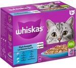 WHISKAS Multipack 1+ Fisch Auswahl Gelee 12x85g