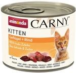 animonda Carny Kitten Gefl&uuml;gel + Rind 12x200g