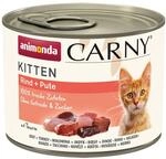 animonda Carny Kitten Rind + Pute 12x200g