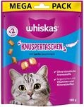 WHISKAS Mega Pack Knuspertaschen mit Lachs 180g