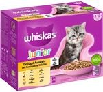 WHISKAS Junior Gefl&uuml;gel Auswahl in Gelee 12x85g