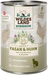 Wildes Land Fasan und Huhn mit Cranberries 6x400 g