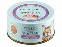 Cat's Love Pure Filets Huhn & Lachs 6x100g