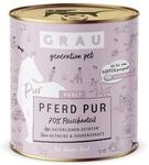 GRAU Hund Adult Pferd Pur 6x800g