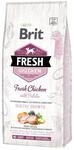 Brit Fresh Dog - Puppy und Junior - Chicken - Healthy Growth 12kg