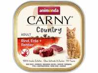 animonda Carny Adult Country Rind, Ente + Rentier 32x100g