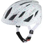 Alpina Pico Flash Youth 50-55 - white polka dots gloss