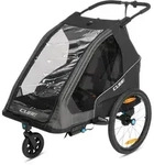 Cube Kinder Fahrradanh&auml;nger Double PURE - black ́n ́grey