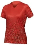 Endura SingleTrack Print T-Shirt Damen LTD M - Cayenne