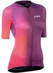 Northwave Blade Woman Jersey SS XL - Plum/Iridescent