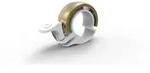 Knog Oi Classic Fahrradklingel S - White/Brass