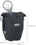 B&uuml;chel Gep&auml;cktr&auml;gertasche wasserdicht 25 l - schwarz