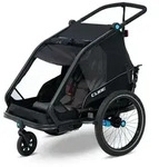 Cube Kinder Fahrradanh&auml;nger Double CMPT schwarz