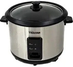 Tristar RK-6148 Reiskocher 1,8L Edelstahl/Schwarz 700W