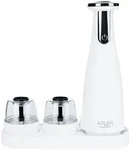 Adler AD 4449w Elektr. Salz- und Pfefferm&uuml;hle 3in1 M&uuml;hle mit USB