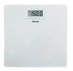 Tristar WG-2419 Personenwaage bis 150kg aus Glas wei&szlig;