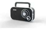 Camry CR 1140b tragbares Radio schwarz UKW/AM, Batterie/Netz
