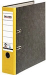 Falken Ordner Breit DIN A4 80 mm Gelb 2 Ringe 80024813 Pappkarton Wolkenmarmor