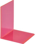 Maul Buchst&uuml;tzen Acryl Rosa 10 x 10 x 13 cm 2 St&uuml;ck 1279551