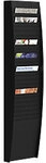 Paperflow DIN A4 Prospekthalter H&auml;ngend Schwarz A4V1X25.01 27,3 (B) x 112 (H) cm 25