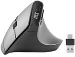 ACT AC5155 Kabellose Maus Bluetooth Schwarz, Silber 1185932