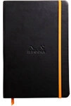 Rhodia Notizbuch 118742C DIN A5 (14,8 x 21,0 cm) Liniert Gen&auml;ht PU Hardcover...