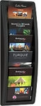 Paperflow DIN A5 Prospekthalter Wandmontiert Schwarz 4063.01 22,7 x 9,5 x 65 cm