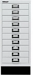 Bisley Schubladenschrank 10 Sch&uuml;be Verkehrswei&szlig; 279 x 380 x 670 mm 1016160