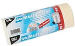 PAPSTAR M&uuml;lls&auml;cke 30 L Kordelzug Wei&szlig; LDPE (Polyethylen niedriger Dichte) 17