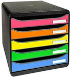 Exacompta Big Box Plus Classic Schubladenbox PS (Polystyrol) Mehrfarbig, Schwarz 5