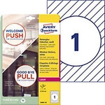 AVERY Zweckform L9003-10 Fenstersticker 5 x 297 mm Wei&szlig; 10 St&uuml;ck 1178157