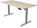 Kerkmann Move 1 Sitz-Stehschreibtisch Rechteckig Ahorn T-Fu&szlig; 1.600 (B) x 800...
