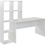 WOHNLING Schreibtisch WL6.391 Wei&szlig; 170 x 59 x 143,5 cm 1273131