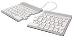 R-Go Tools Tastatur Verkabelt & Kabellos QWERTZ (DE) Bluetooth Wei&szlig; RGOSBDEWLWH