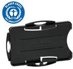 DURABLE Double Kartenhalter ohne Clip 9,5 x 7 cm PS (Polystyrol) 10 St&uuml;ck 1284103