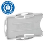 DURABLE Double Kartenhalter ohne Clip 9,5 x 7 cm PS (Polystyrol) 10 St&uuml;ck 1284101
