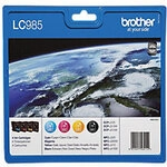 Brother LC985VALBP Original Tintenpatrone Schwarz, Cyan, Magenta, Gelb Multipack 4
