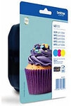 Brother LC123 Original Tintenpatrone Cyan, Magenta, Gelb Multipack 3 St&uuml;ck 3084963