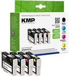 KMP C43T07154010 Kompatibel Epson E107V Tintenpatrone Schwarz, Cyan, Magenta, Gelb 4