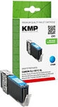 KMP Kompatibel Canon C91 Tintenpatrone Cyan 1126778