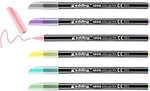 edding Pastel Filzstift - 1 mm Fein Farbig sortiert 1200 6 St&uuml;ck
