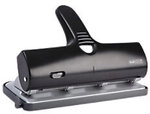 Rapesco Heavy Duty 4 L&ouml;cher Locher Aluminium 40 Blatt ALU 40 Schwarz;Silber 1184097