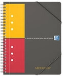 OXFORD International Collegeblock DIN A5+ Kariert Spiralbindung PP...