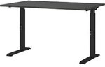 GERMANIA GW-Mailand Schreibtisch Graphit C-Fu&szlig; 1.200 (B) x 800 (T) x 910 (H) mm